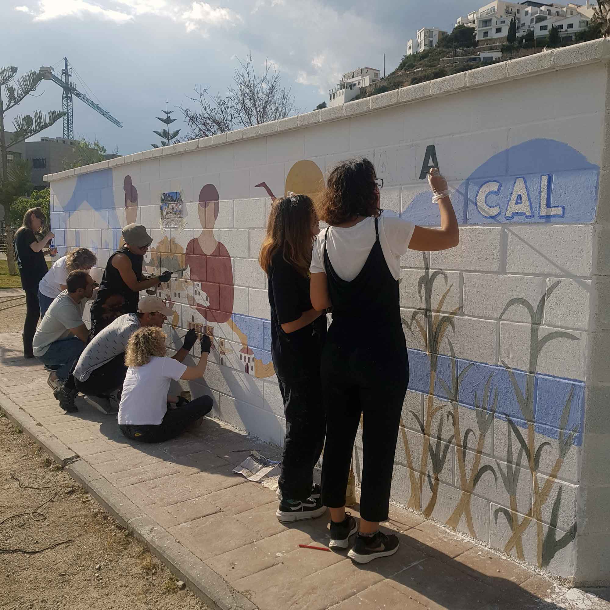 mural-de-cal-Salobreña Mural de cal en Salobreña, 2025